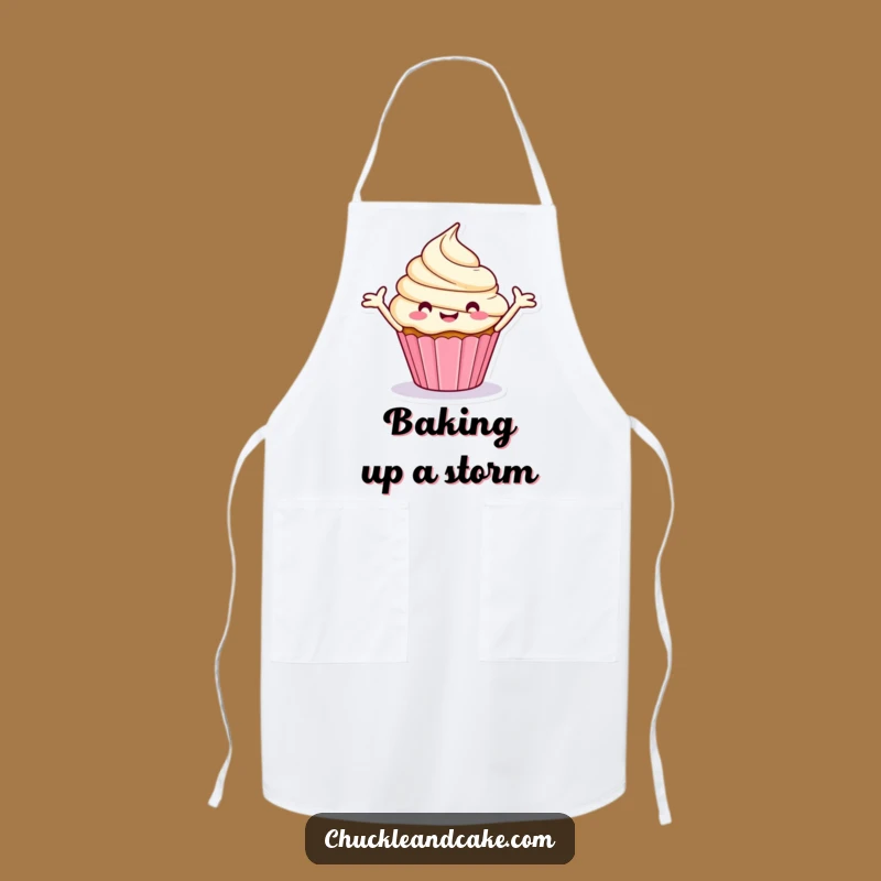 Funny Cupcake Apron: Bake with Merriment and Sweet Style