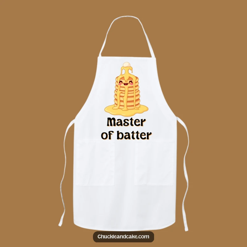 Funny Pancake Syrup Waterfall Apron: Whimsical Kitchen Wear for Breakfast Chefs
