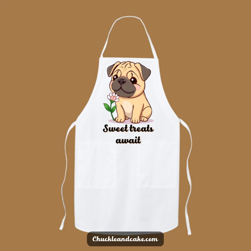 Funny Bullmastiff Chef Apron - Gentle Smile Baker, Humorous Kitchen Gift!