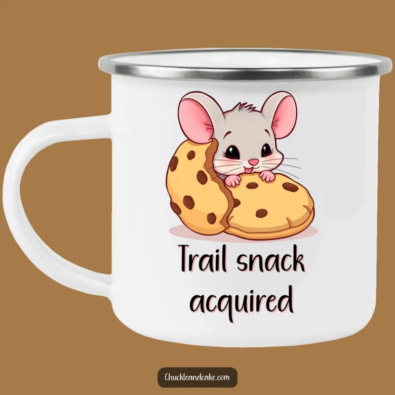 Funny Mouse Campfire Cookie Grab Camping Mug: Outdoor Humor