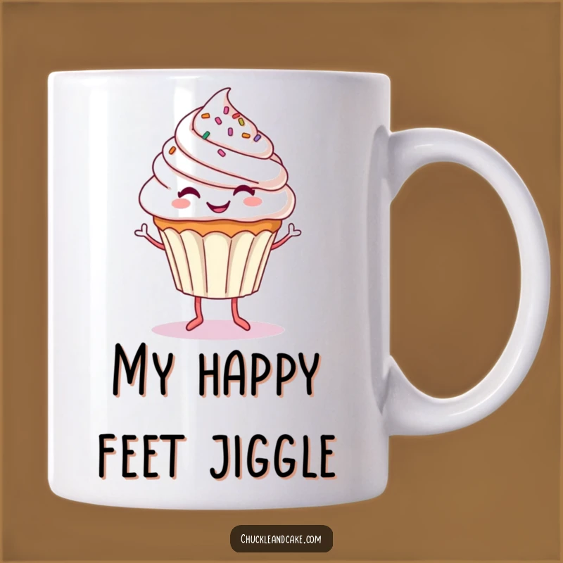 Funny Dancing Cupcake Mug: A Hilarious Treat Gift for Dessert Lovers