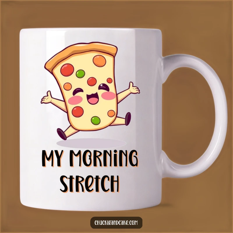 Funny Pizza Split Mug: Giggles Guaranteed with Every Sip