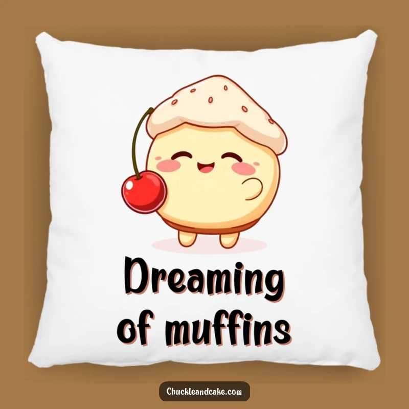 Funny Giggling Muffin Pillow - Cozy & Hilarious Sweet Treat Cushion Gift