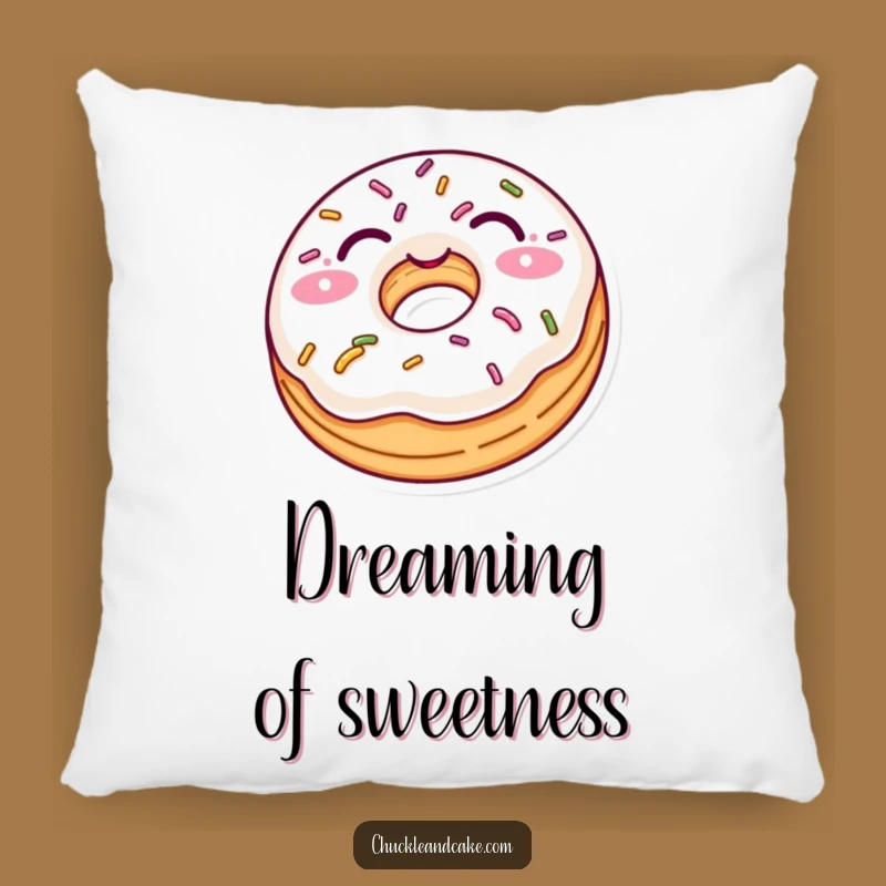 Funny Donut Wink Pillow - Cozy Comfort with a Playful, Sweet Design