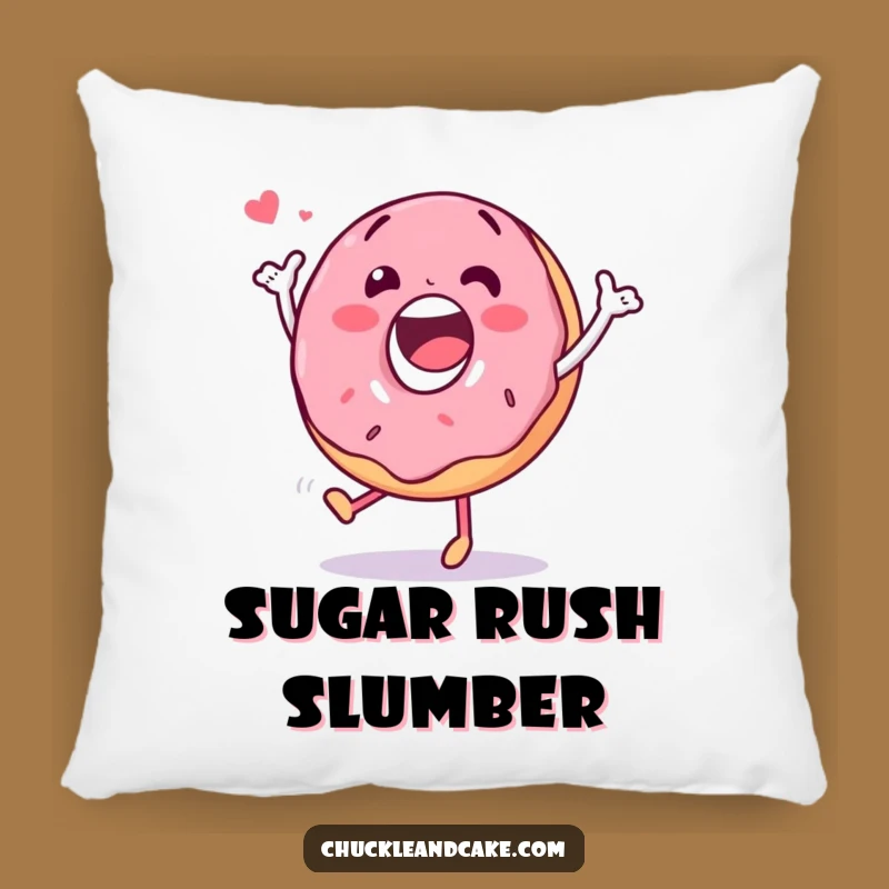 Funny Donut Dance Pillow: Cozy Comfort with Sweet Moves