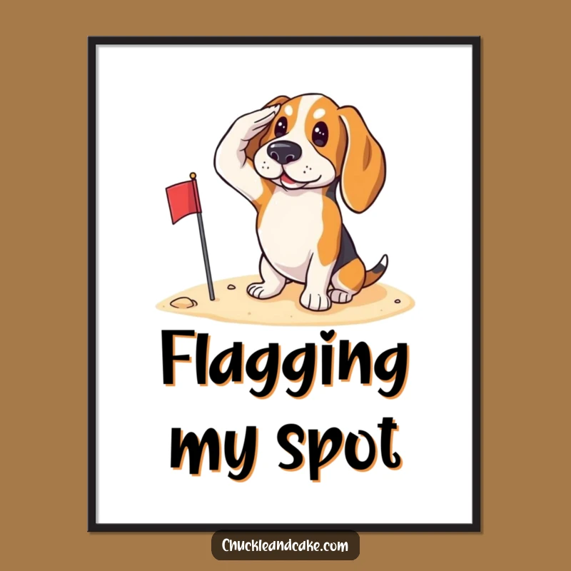 Funny Basset Hound Saluting Digital Print - Patriotic Dog Art Download Gift