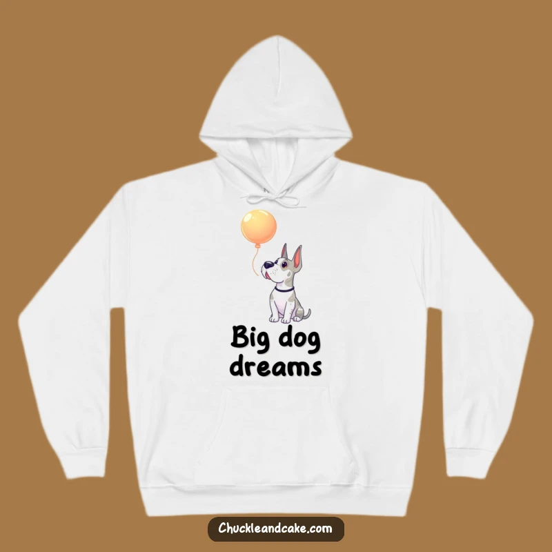 Cozy Funny Grand Dane Balloon Wonder Hoodie: Your New Favorite Warm & Humorous Gift