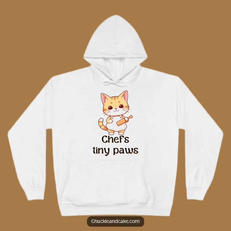 Cozy Funny Bobtail Baker Cat Hoodie: Your Warmest Kitchen Companion
