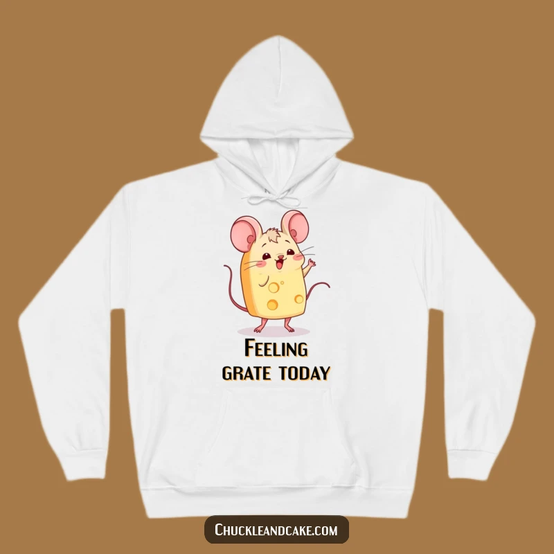 Funny Cheese Jig Hoodie: Cozy Up with a Wiggling Slice of Dance, Ideal Funny Gift
