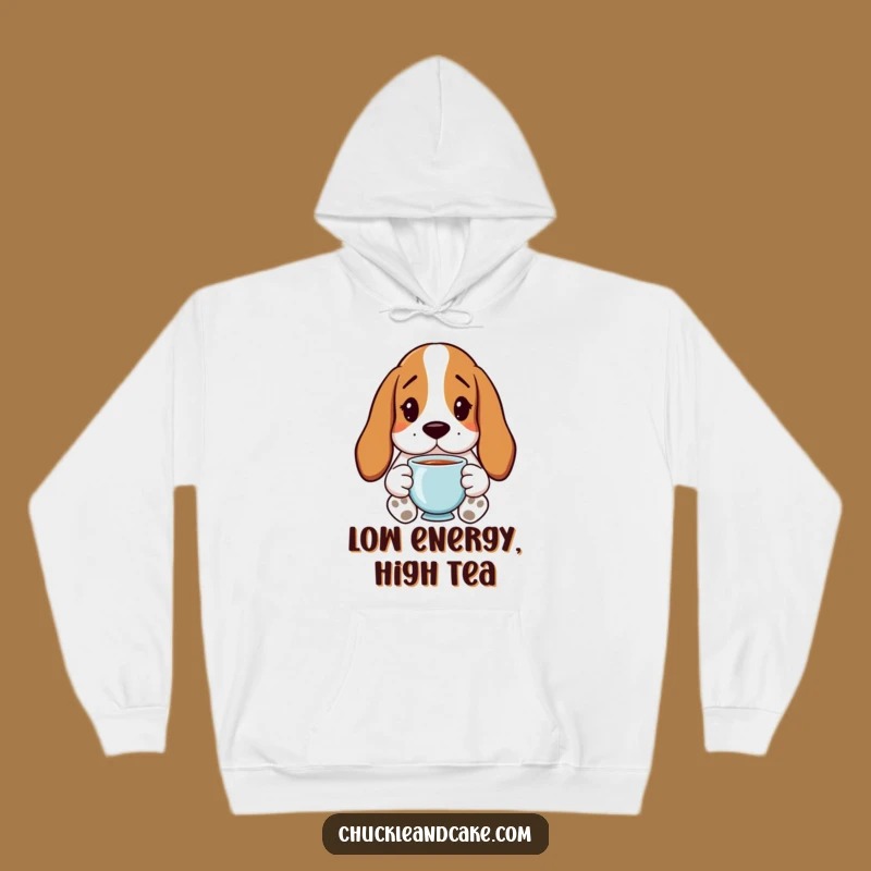 Cozy Funny Basset Hound Hoodie - Warmth and Humor for Dog Lovers
