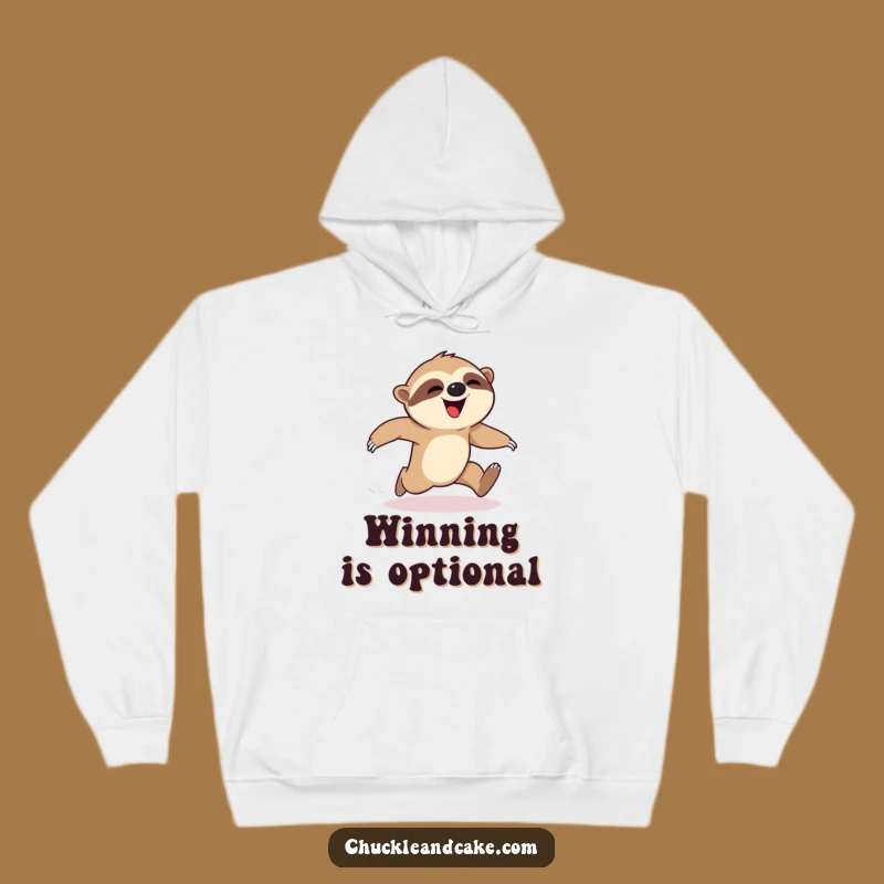 Cozy Funny Sloth Slow-Mo Hoodie: Warm & Hilarious Comfort