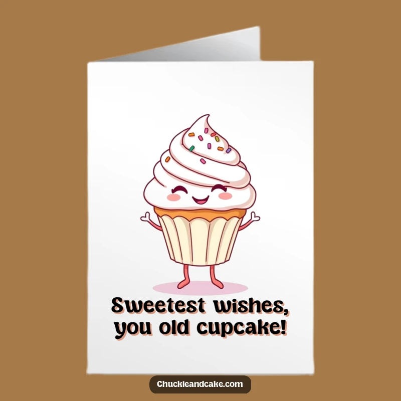 Free Printable Birthday Card: Dancing Cupcake, Hilarious Downloadable Gift for Instant Fun