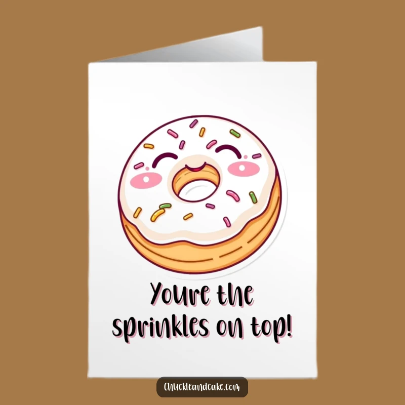 Free Printable Donut Congrats Card: Witty Sprinkle Joyful Downloadable Gift
