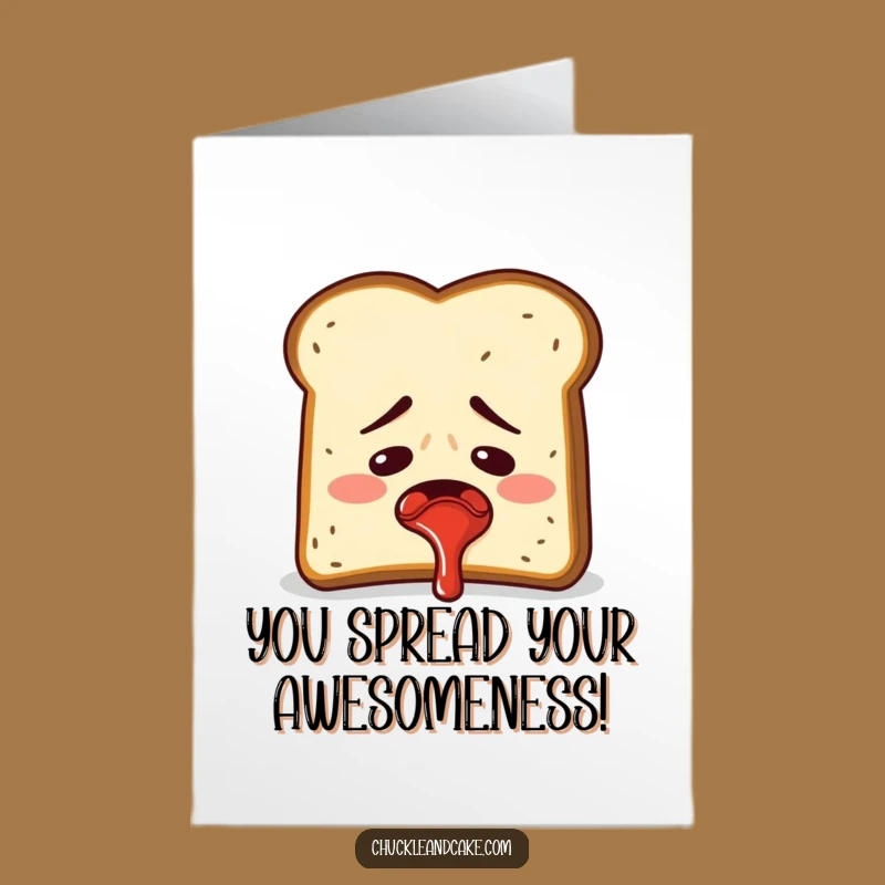 Free Printable Congrats Card: Toast's Jam-my Success - Funny Downloadable Gift