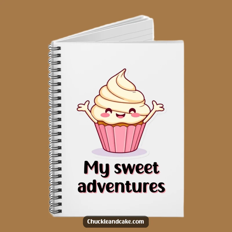 Funny Cupcake Notebook: Jot Down Sweet Ideas with Merry Flair