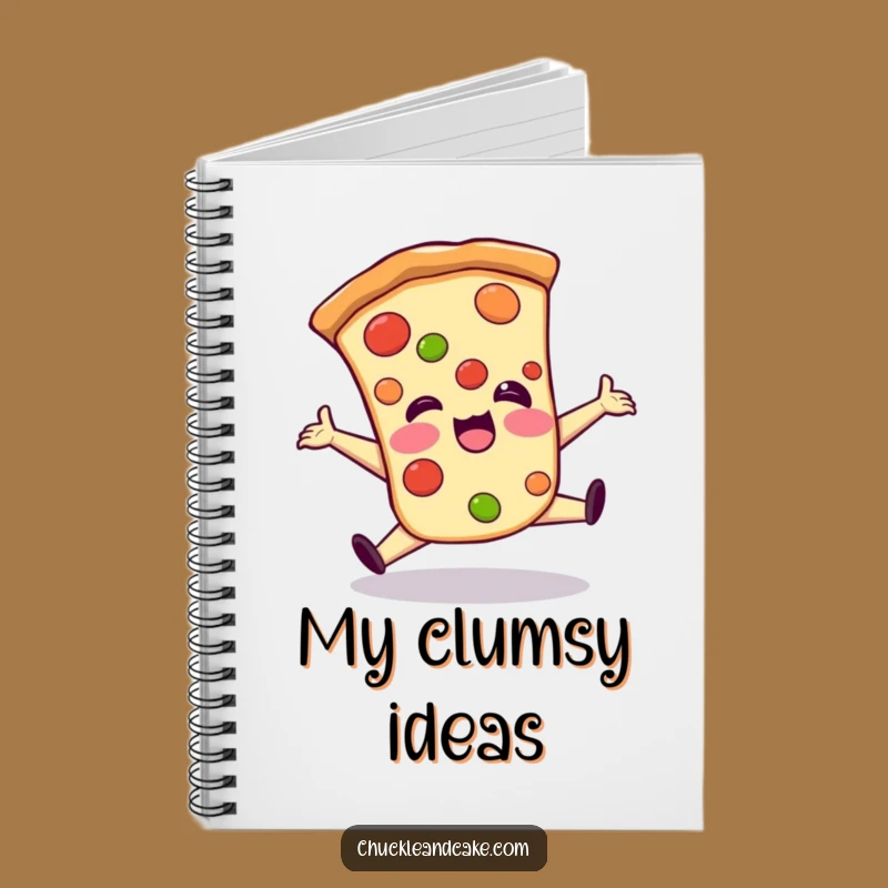 Funny Pizza Notebook: Jot Down Ideas with Giggling Flair