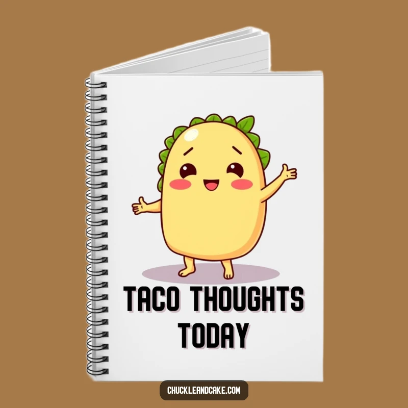 Funny Taco Dancing Notebook - Jot Down Ideas with Fiesta Flair