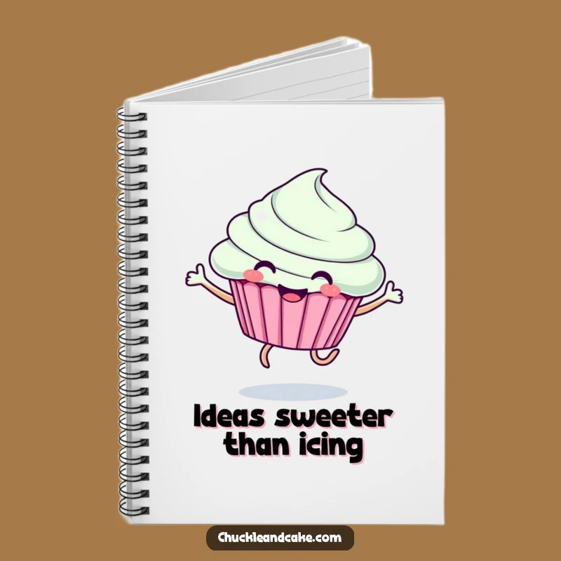 Funny Cupcake Jumping Notebook: Jot Down Your Hilarious Ideas