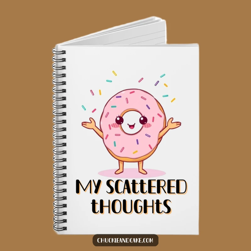 Funny Donut Notebook: Jot Down Ideas with Juggling Sprinkles