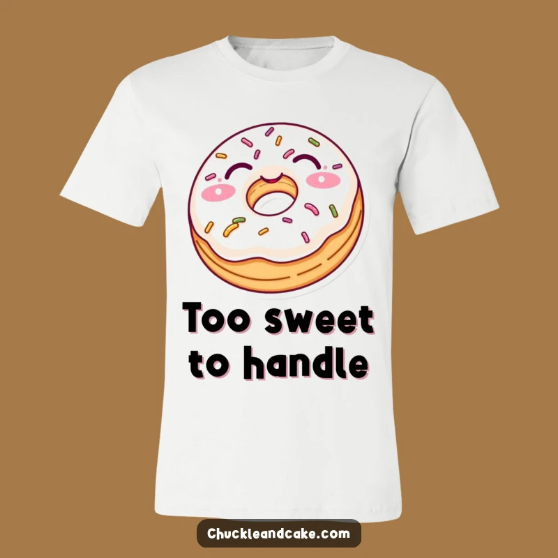 Funny Donut Wink T-Shirt - Adorable and Playful Apparel for Food Lovers
