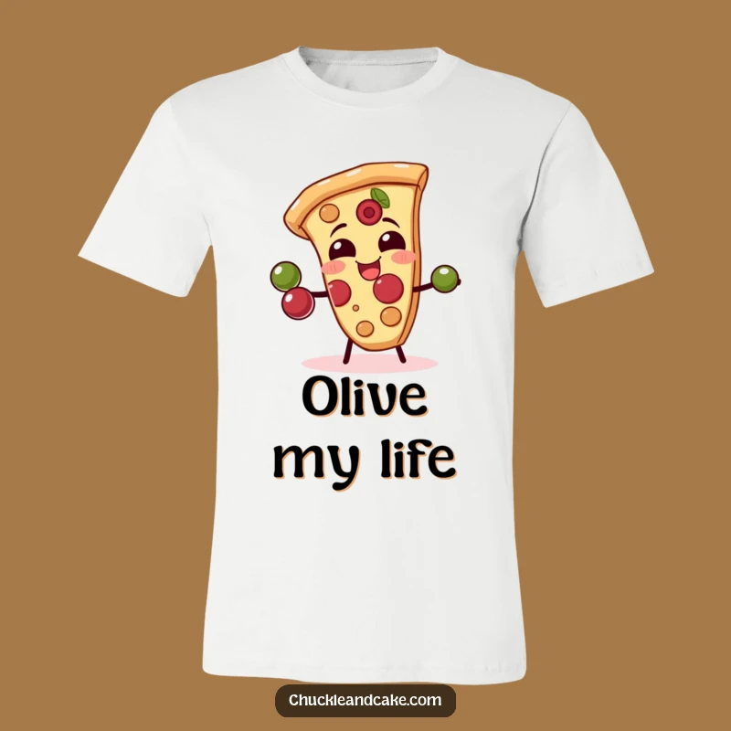 Funny Pizza Slice Juggling T-Shirt - Wear Your Love for Laughter and Pizza
