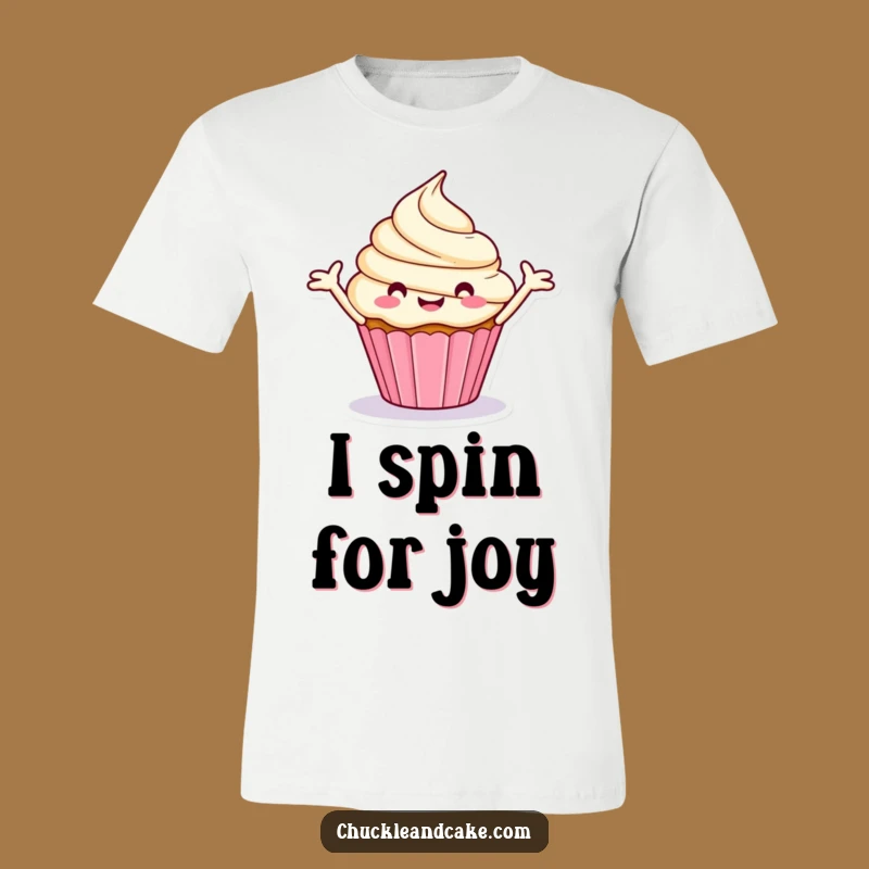 Funny Cupcake T-Shirt: Merry Spreading of Sweetness in Stylized Design