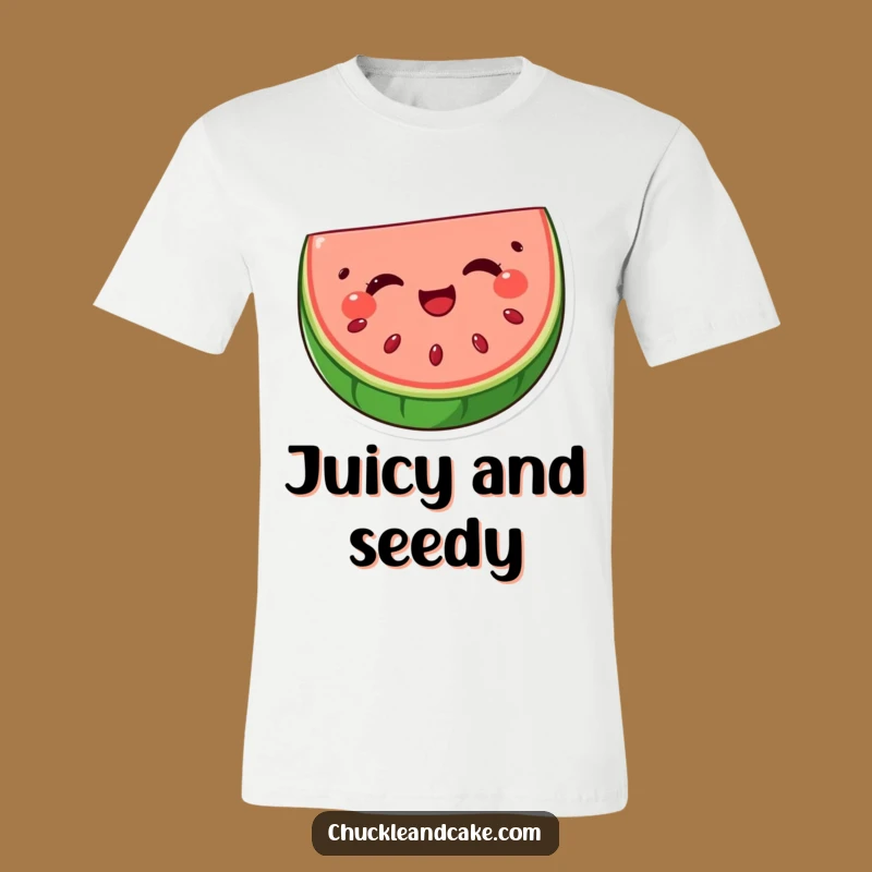 Funny Watermelon Wink T-Shirt: Wear Your Delightful Slice of Humor, Great Funny Gift