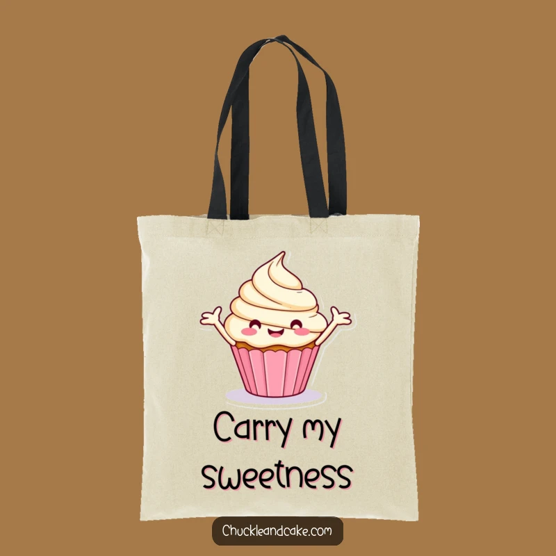 Funny Cupcake Tote Bag: Carry Your Sweetness with Merry Style