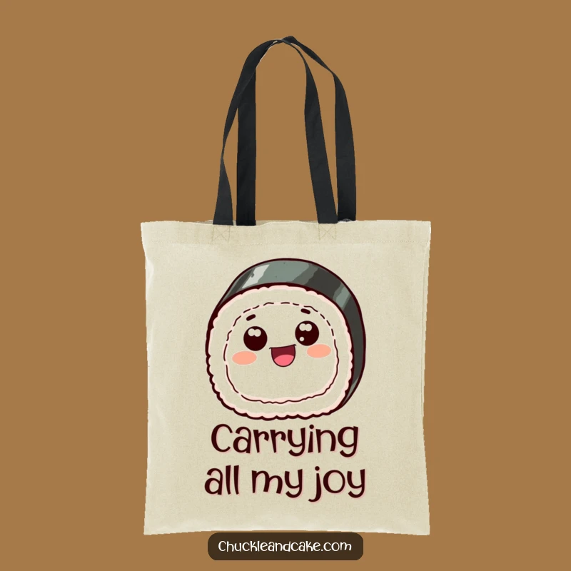 Funny Sushi Tote Bag: Carry Your Joyful Sushi Vibes