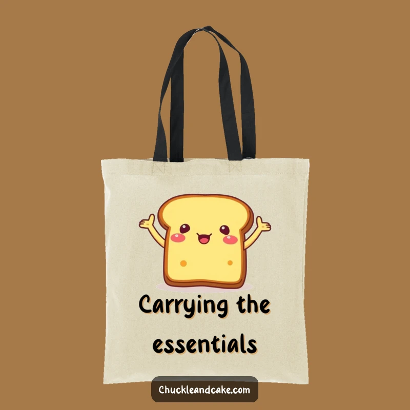 Funny Bread Flailing Tote Bag: Carry Your Excitement Everywhere