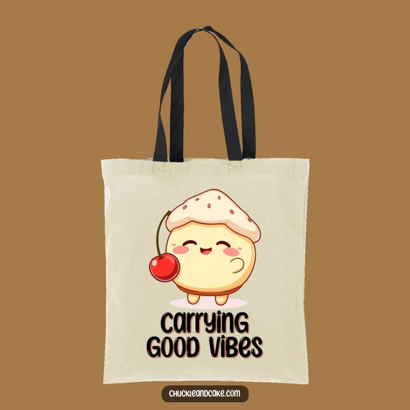 Funny Giggling Muffin Tote Bag - Hilarious & Cute Bakery Accessory Gift